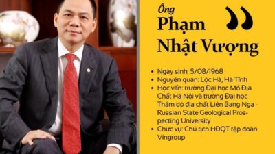 Tiểu sử Phạm Nhật Vượng hành trình từ anh bán mỳ gói đến ông trùm tỷ đô