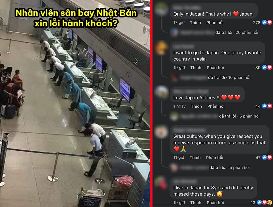 Hành động cúi đầu xin lỗi hàng khách của Vietnam Airlines bị khiến CĐM Thế giới lầm tưởng