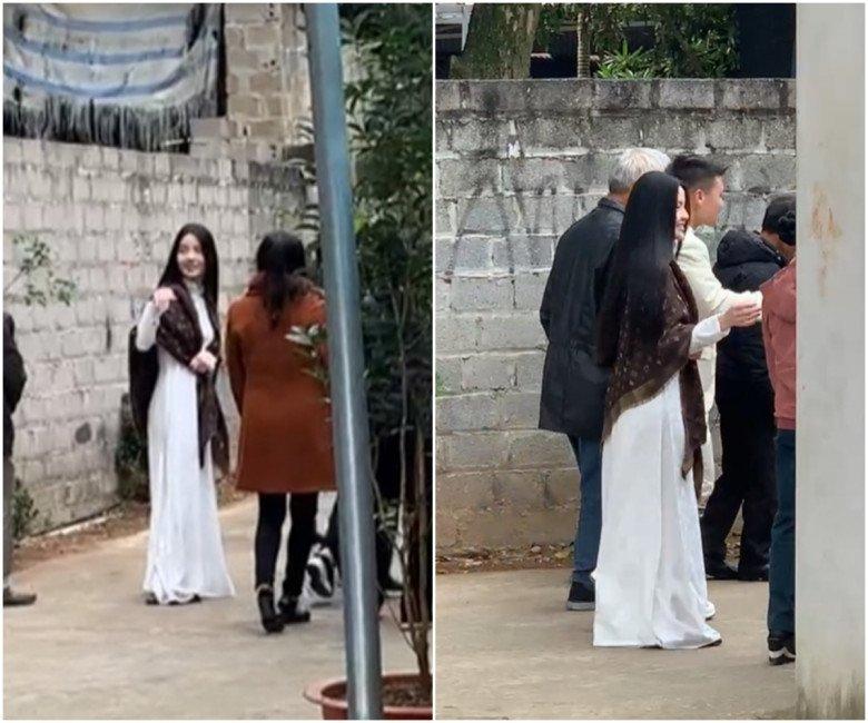 Lễ dạm ngõ của Quang Hải: Chu Thanh Huyền mặc áo dài trắng có gì đó sai sai, đàng trai sụt giảm phong độ - 4