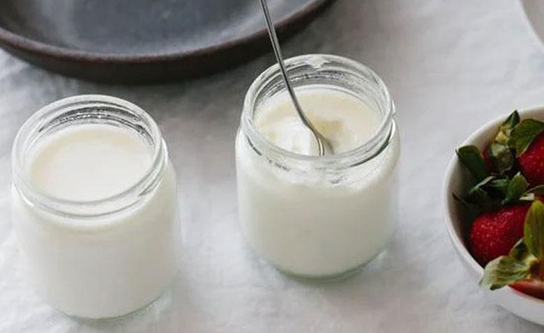 Cách làm sữa chua từ sữa tươi: thành phẩm
