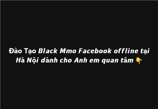 black mmo